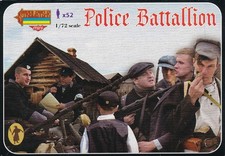 STRELETS-R 1:72 SET M086 WWII GERMAN POLICE BATTALLION GRAY 52 FIGURES