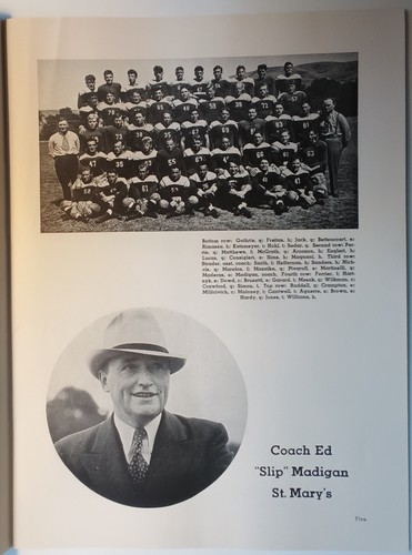 Vintage College Sports Program St. Mary’s vs U.S.F. Oct 23, 1938 - Picture 3 of 7