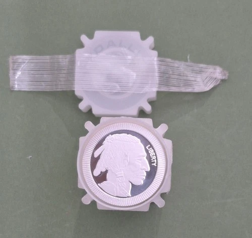 1oz  .999 Silver Bullion-Proof Like-Buffalo Head Rounds. Roll of 20.