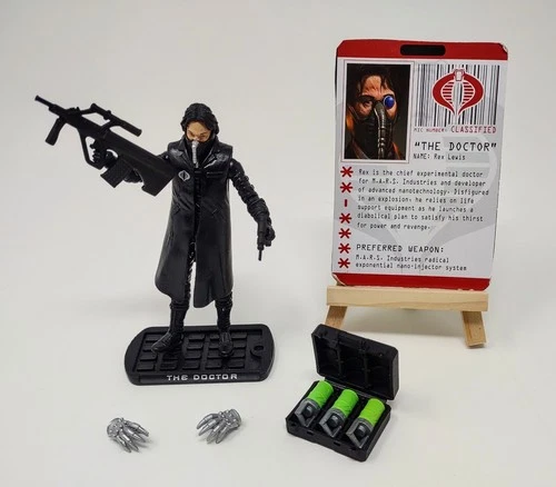 GI Joe - THE DOCTOR - Rise of Cobra ROC 2009 - LOOSE COMPLETE w/File card