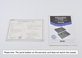 NEO GEO AES Console with box AES3-5 Recapped, BIOS Socketed, RGB Bypass, YPbPr