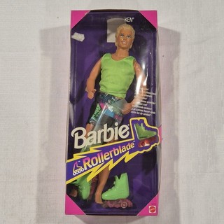 JOLI KEN ROLLERBLADE EN BOÎTE 1991 MATTEL #2215 VINTAGE BARBIE ROLLERS