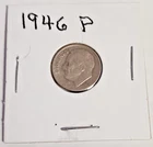 US Coins 1946 P Roosevelt Dime in Flipper Acid Free display 90% Silver