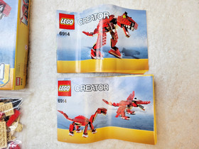 LEGO Creator 6914 Prehistoric Hunters 3-in-1 Complete w/ Box & Manuals Retired.