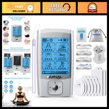 24 Modes TENS Unit Muscle Stimulator, Rechargeable Pulse Massager, 8 Pads for Pa