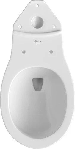 PROFLO PF1604PA Round Toilet Bowl Only with Back Outlet - White - Picture 2 of 2