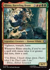 Rhino, Barreling Brute (FOIL) x1 - MTG Marvel's Spider-Man SPM #140