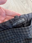 Zara Plaid Dress Pants Large Skinny Checkered Flat Front — photo 3