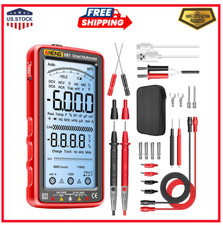Digital Multimeter Tester Auto-Ranging TRMS 6000 Counts Voltmeter Smart Recharge