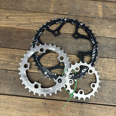 Vintage Shimano 44/32/22T Chainring Set 94 BCD 5-Arm MTB Triple