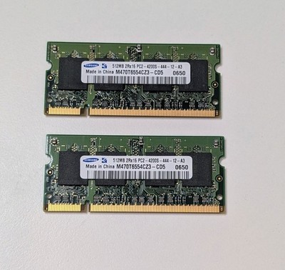 Samsung DDR2-533 SO-DIMM Kit 2x512MB (1GB) M470T6554CZ3-CD5