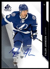 2014-15 SP Game Used Autographs Blue Tyler Johnson Auto #24