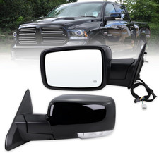 Left Driver Side Mirror Compatible with 2013-2018 Ram 1500 2500 3500 with Power
