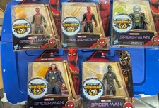  Spider-Man Mystery Web Gear Complete Set Of 5 Action Figures New!
