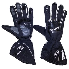 Zamp ZR-50 Series RG10003L Racing Gloves, Black, Large