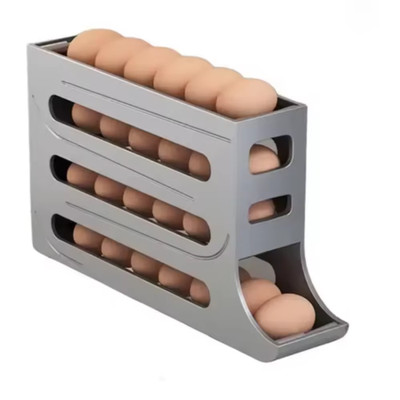Large Capacity Kitchen Egg Storage Box Refrigerator Organizer Container - Effici