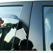 Fit For FORD Explorer 2002-2010 6Pcs Car Pillar Post Cover Door Trim PC Plastic