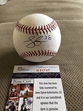 JB BUKAUSKAS UNC TAR HEELS SIGNED OFFICIAL OMLB BASEBALL AUTO JSA COA 17 1ST RD