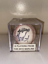 Marlins autographed baseball Hanley Ramirez Andrew Miller  Cameron Maybin & More