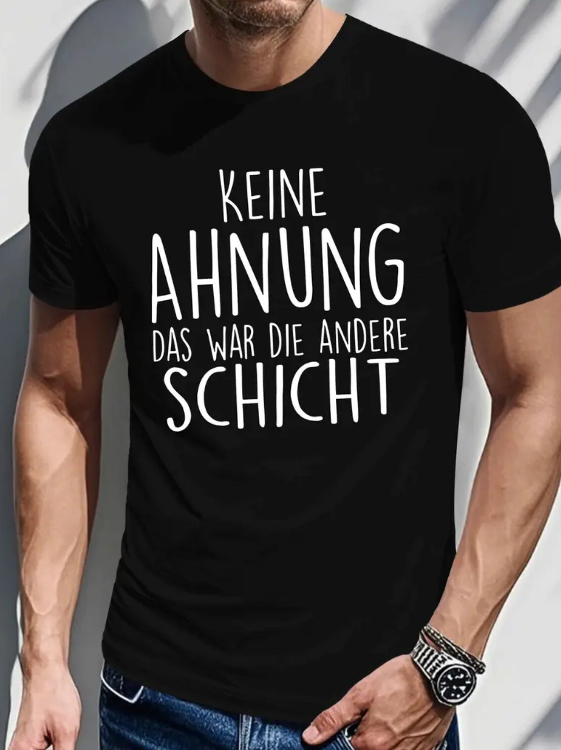 ALTRA T shirt uomo Non so che fosse l'altro strato frasi cool magliette divertenti