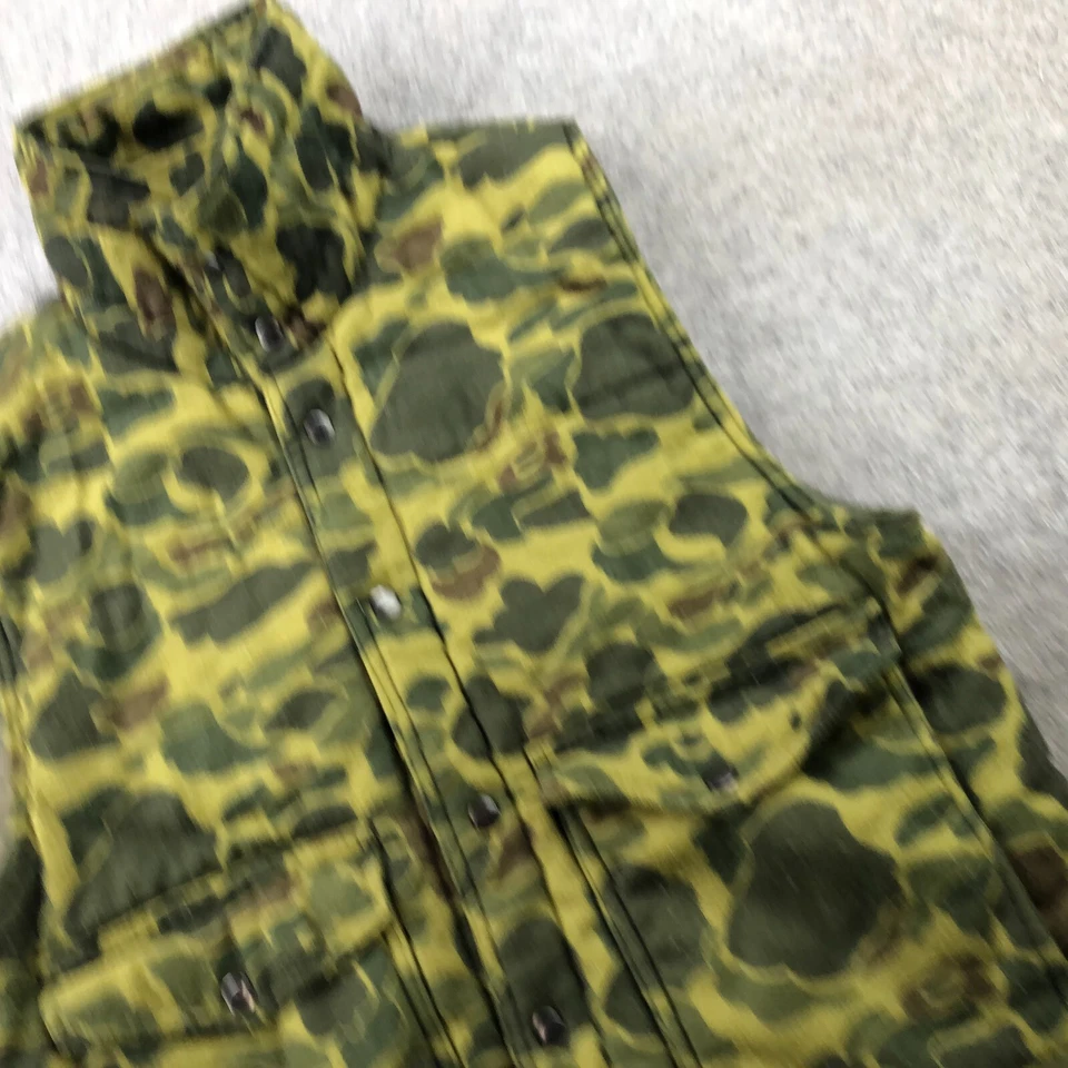 Vintage Sportsman's Choice Vest Mens Large Frog Skin Camo Insulated Hunting - Image 3 of 4