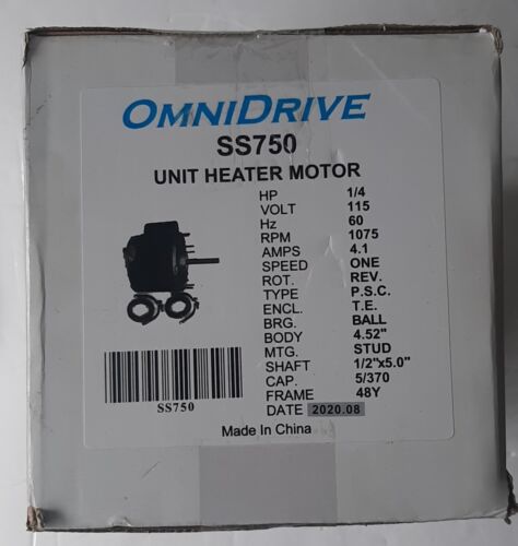 OmniDrive SS750 CK48HS21K35 Unit heater motor