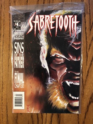 Sabertooth #4 (1993, Marvel Comics) Newsstand Edition