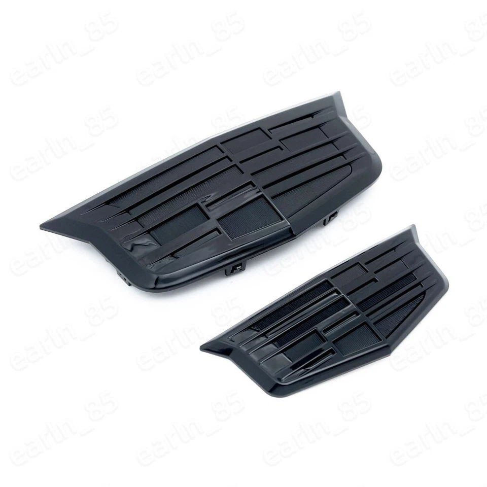 Juego de 2 emblemas de insignia delanteros y traseros de auto Cadillac color negro para XT6 XT5 ATS XTS Foto 4 de 4
