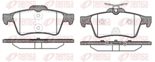 Remsa 0842.40 brake pad set, disc brake for Peugeot