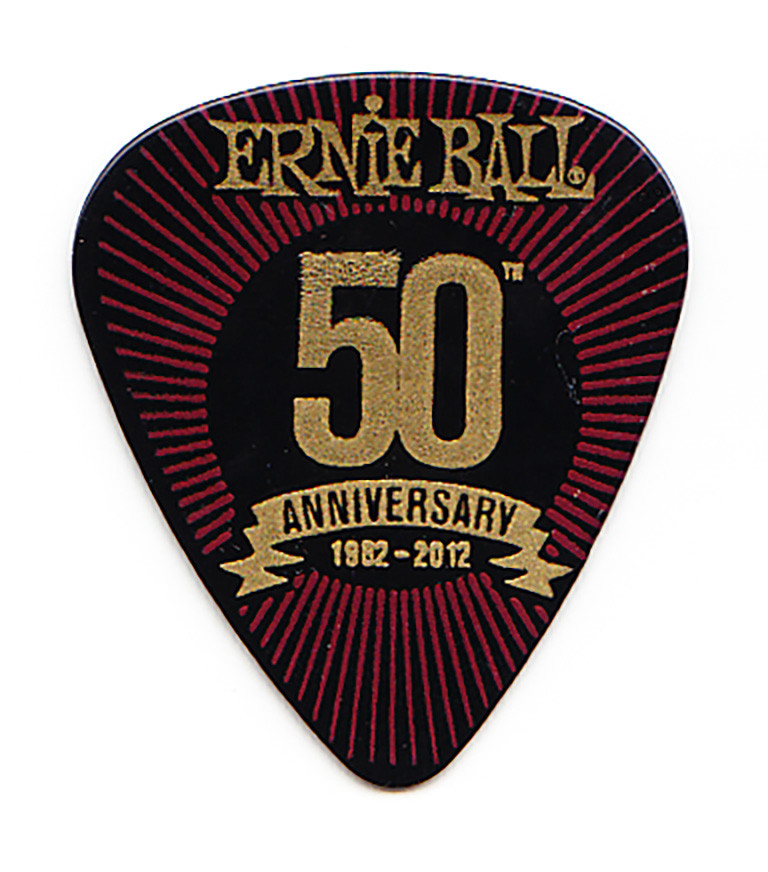 Ernie Ball 50th Anniversary Guitar Pick - 1962 - 2012 | eBay