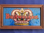 VTG Budweiser King Of Beers Wood Sign