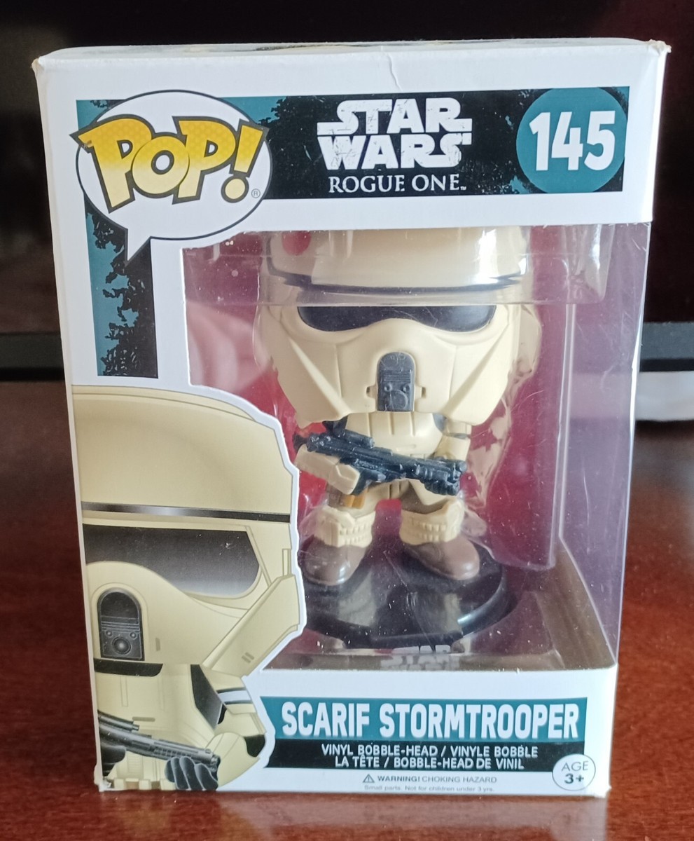 NIB~STAR WARS: ROGUE ONE~SCARIF STORMTROOPER~POP! Funko~#145~Vinyl