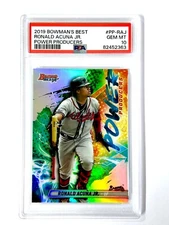 2019 Bowman's Best RONALD ACUNA JR. #PP-RAJ - PSA-10 Atlanta BRAVES