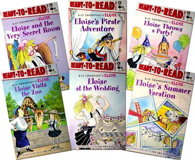 New ELOISE Set of 6 Books Ready to Read Series Level 1 Value Pack 1 Kay Thompson