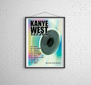 Kanye West Yeezus Album Cover Poster Artwork Ebay