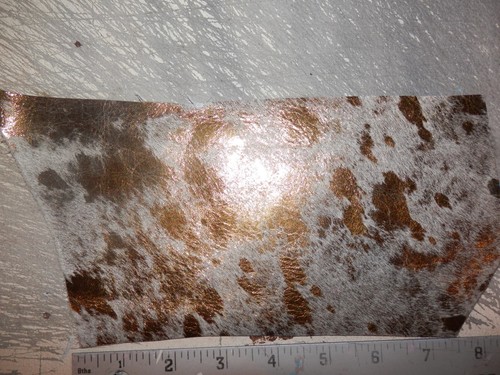 4 pcs Various Hair On Leather Remnants / Scraps Various Thickness #638 - Bild 2 von 5