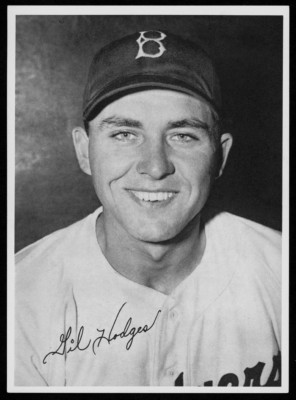 GIL HODGES IN HIS PRIME!!  photo 8x10 DODGERS ALLTIME GREAT