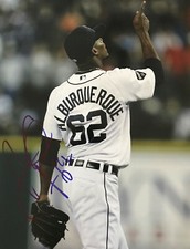 Al Alburquerque Detroit Tigers Signed 8x10 Autographed Photo COA E1