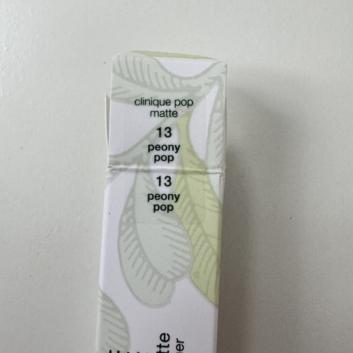 Clinique Pop Lip Colour + Primer - # 13 Peony Pop - 0.13 oz Lipstick NEW - Picture 4 of 5
