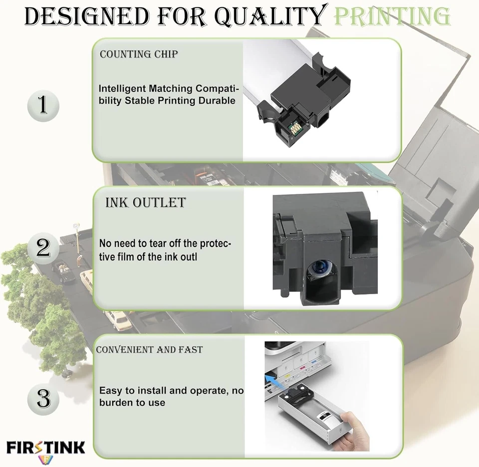 T10W Ink Pack T10W100 T10W200 T10W300 T10W400 Ink 4 pack for Epson Workforce Pro - Image 4 of 4