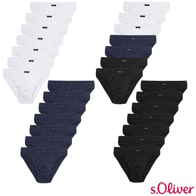 Herren Slips Baumwolle von s.Oliver 7 Stück Change Daily Unterhose Unterwäsche