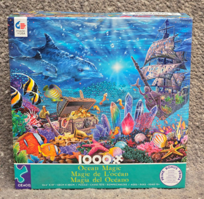 Ceaco 1000 Teile Puzzle Ocean Magic Treasures Of The Sea Rarität