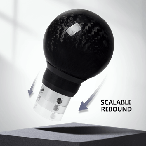 Universal Gear Shift Knob Automatic Manual Car with Button Shifter Lever Head - Picture 9 of 10