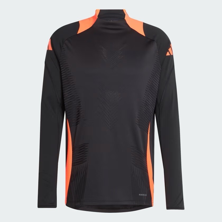 Size M- Adidas Men’s Tiro 24 Pro Training Top, Black/App Solar Red. image 7