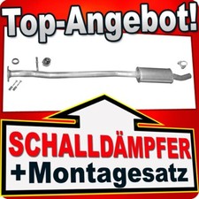 Mittelschalldämpfer für NISSAN QASHQAI / QASHQAI +2  2.0