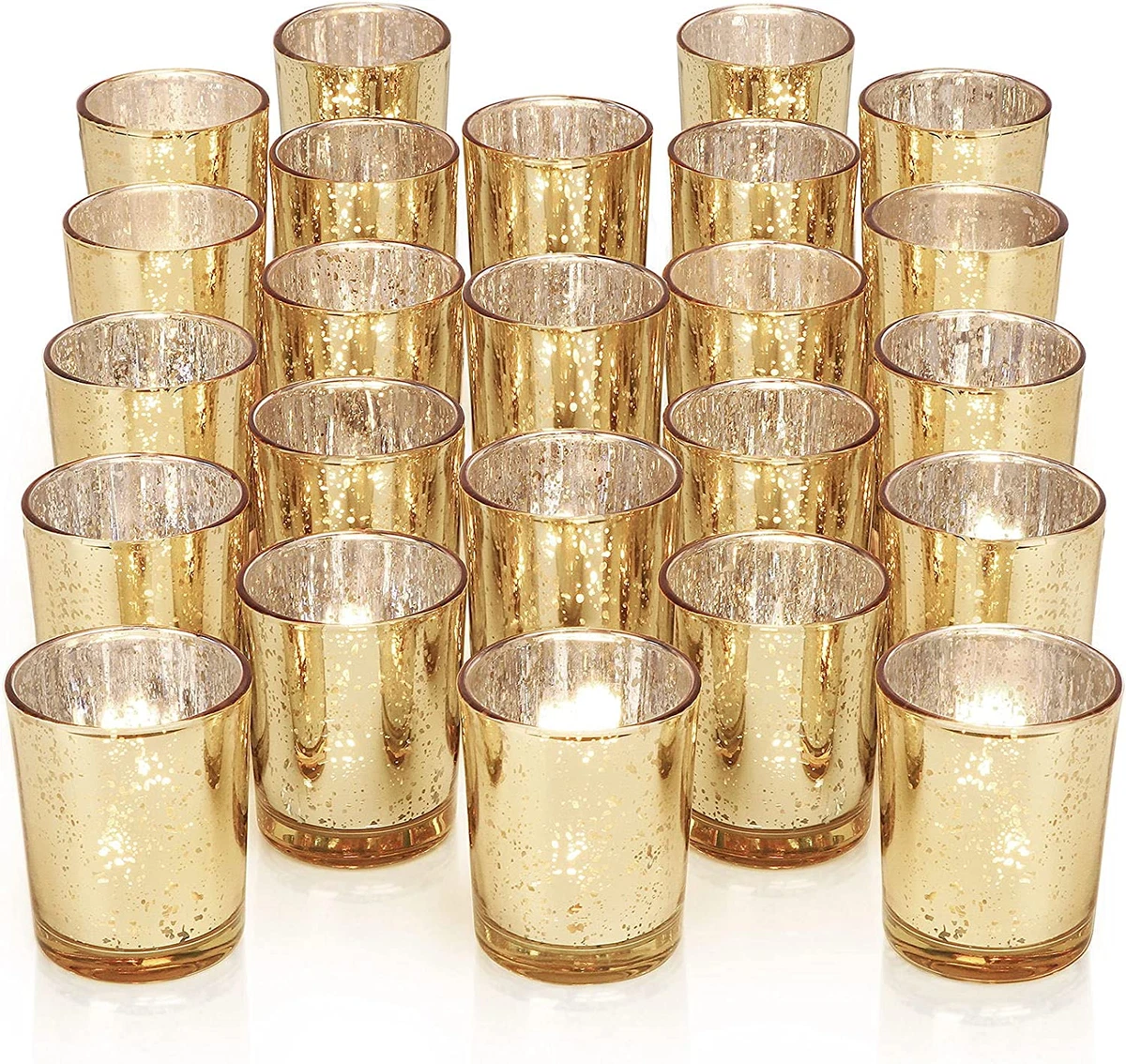 Gold tea light holders deals