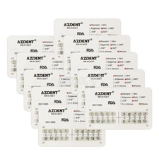 AZDENT Dental Orthodontic Brackets Braces Metal Standard Roth.022 Hooks 3
