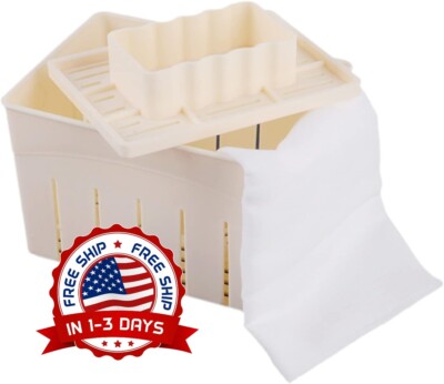 Molde de prensa de tofu kit de molde de prensado casero para hacer tofu US NUEVO