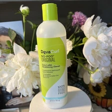 Deva Curl No Poo Zero Lather Conditioning Cleanser 12 oz 80 % Full