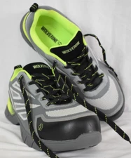 Wolverine Jetstream II Mens Athletic Shoes Composite Toe Grey Green Size 12 M